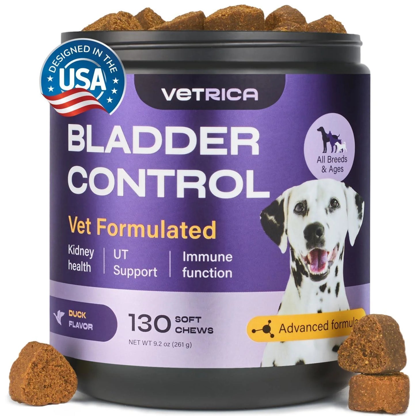 Dog UTI Treatment Bladder Control Chews Dog Cranberry Supplement for Urinary