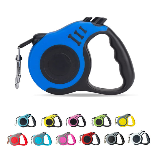 3M/5M Automatic Dog Leash Rope Nylon Retractable Dog Walking Running Leash Rope for Small Medium Dogs Accessories