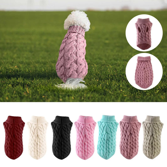 Dog Sweater Dog Sweaters for Small Dogs or Cats,Warm Dog Clothes Shirt Coat for Winter