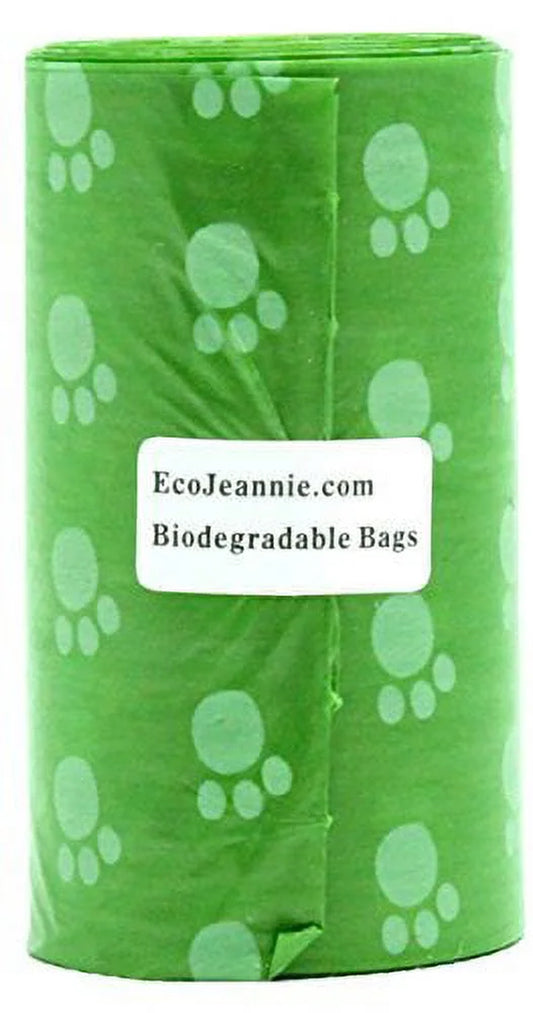 ® Biodegradable Lavender Scented Poop Bags (420-Count) with Dispenser with Stainless Steel Carabiner Clip