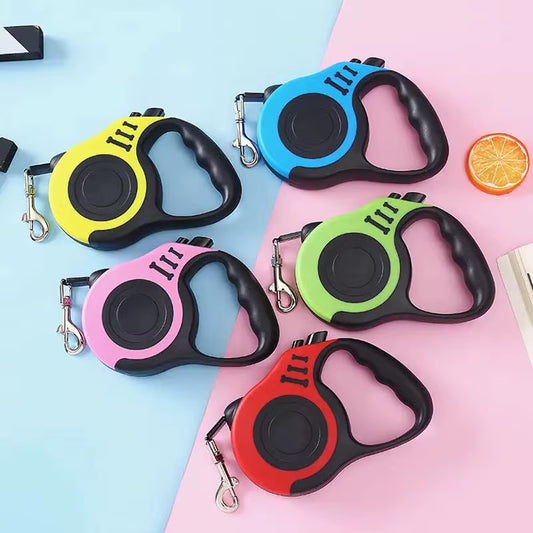 3M/5M Automatic Dog Leash Rope Nylon Retractable Dog Walking Running Leash Rope for Small Medium Dogs Accessories