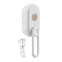 Pet Electric Steam Brush 3 in 1 Cat and Dog Cleaning Spray Massage Grooming Comb Electric Spray Pet Hair Removal Beauty Brush